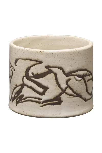 Hrnek ferm LIVING Vuelo Cup 200 ml béžová barva