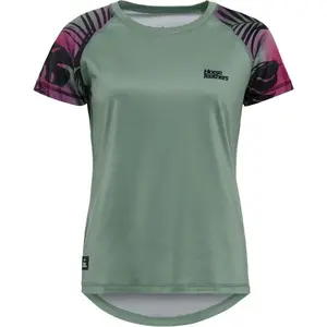 Horsefeathers DECO Dámsky cyklistický dres, tmavo zelená, veľkosť