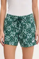 Kraťasy Puma dámské, zelená barva, medium waist, 685073