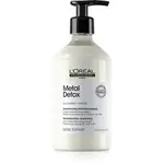 L’Oréal Professionnel Serie Expert Metal Detox hĺbkovo čistiaci šampón pre farbené a poškodené vlasy 500 ml