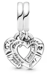 Pandora Stříbrný přívěsek srdíčkový medailonek 799538C01