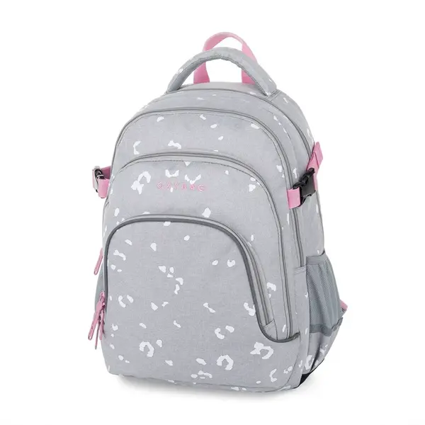 Oxybag OXY SCOOLER - studentský batoh Grey Geometric