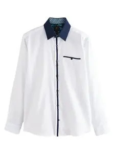 Next Košeľa  námornícka modrá / biela