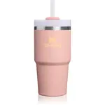 Stanley Quencher H2.O FlowState™ Tumbler tumbler z nehrdzavejúcej ocele s rúrkou malý Peach Rose 590 ml