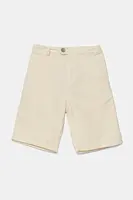 Dětské šortky s příměsí lnu Guess