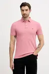 Tommy Hilfiger polo tričko bavlnené s elastanom