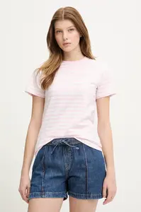 Guess Jeans basic tričko dámske s bavlnou
