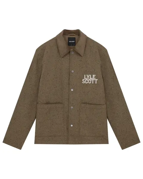 Lyle & Scott Prechodná bunda  svetlohnedá / antracitová / biela