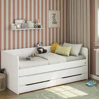 Posteľ i 90x200 s prístelkou a úložným priestorom pure modular - biela