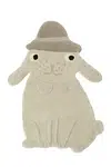 Vlněný kobereček OYOY Hapsi Rabbit béžová barva