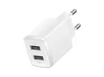 Adaptér USB BASESUS Compact White 2xUSB