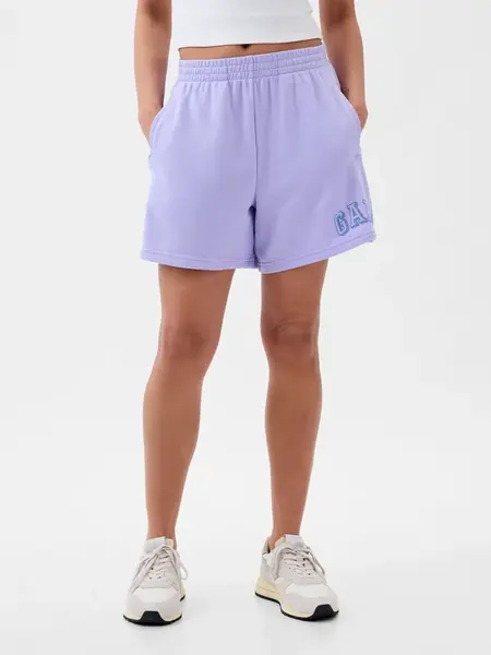 Svetlo fialové dámske teplákové kraťasy GAP