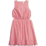 GAP CUT OUT EYELET Dievčenské šaty, ružová, veľkosť