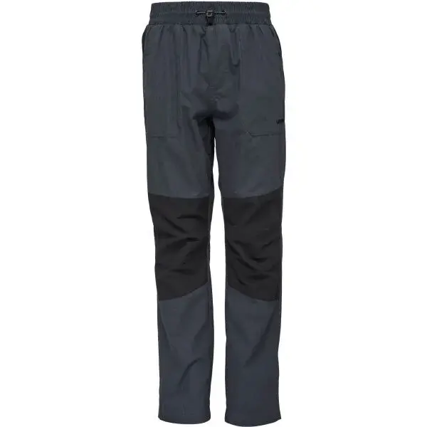 Lewro ESDRAS Chlapecké lehké plátěné kalhoty, tmavě šedá, velikost 140-146