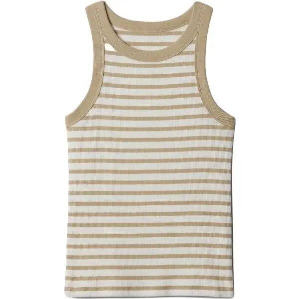 GAP MOD RIB HALTER Dámské tílko, béžová, velikost