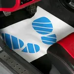 Serwo Ochranné koberečky SR Paperplast, 38 × 50 cm, role 500 ks