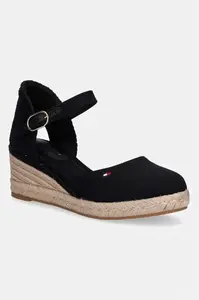 Tommy Hilfiger espadrilky dámske MID WEDGE ESPAD CLOSED TOE