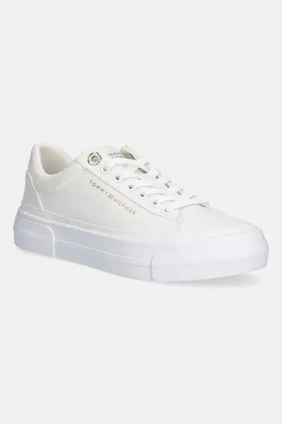 Tommy Hilfiger TH FOXING PLATFORM CANVAS tenisky dámske