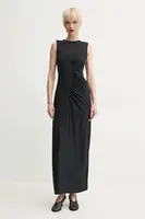 Šaty Samsoe Samsoe SAANDREAS černá barva, maxi, F25100139