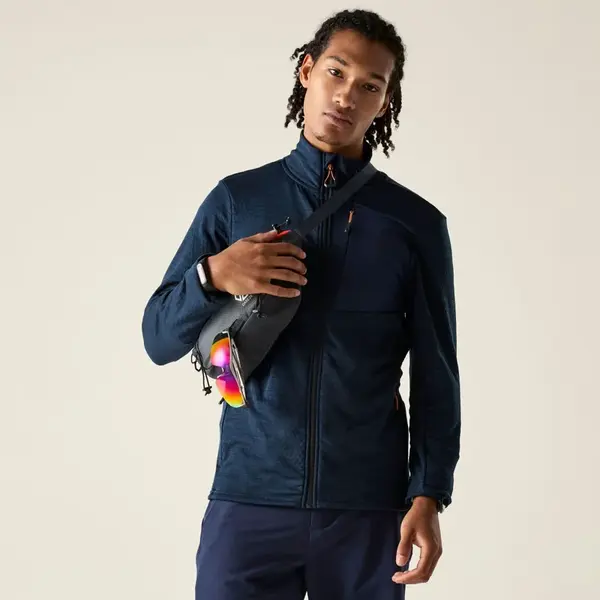 Pánská fleecová mikina dare2b venture tmavě modrá xxl