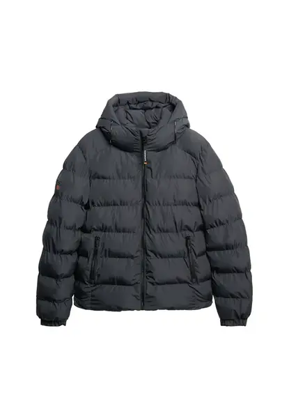 Superdry & Co Zimná bunda  tmavosivá