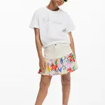 Dětská sukně Desigual béžová barva, mini, 25SGFW01