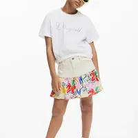 Dětská sukně Desigual béžová barva, mini, 25SGFW01