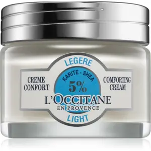 L’Occitane Shea Butter Light Comforting Cream lehký pleťový krém s bambuckým máslem 50 ml