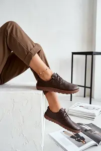 Dámské kožené mokasíny Barefoot Zazoo