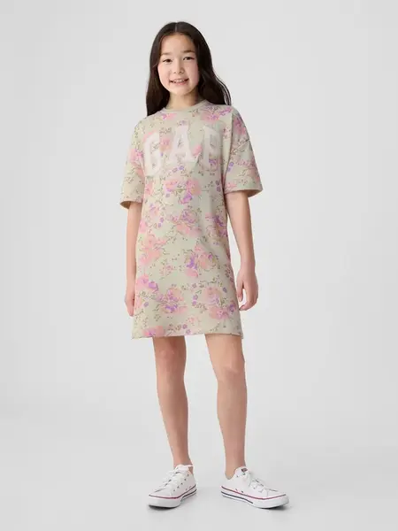 GAP  Dívčí Dětské šaty s logem oversize 410062-01 Veľkosť: M