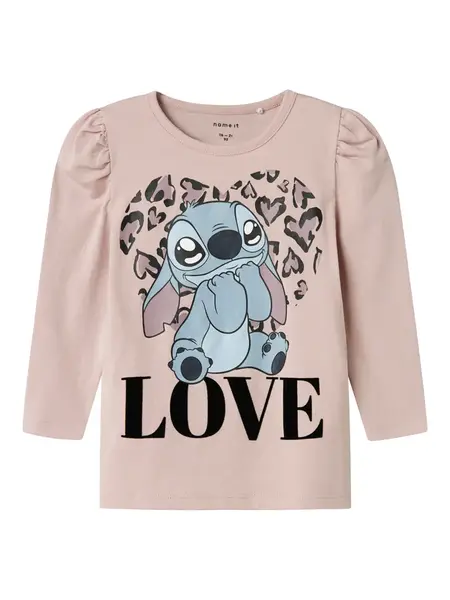 NAME IT Tričko 'NMFJAMIN'  orgovánová / čierna / biela