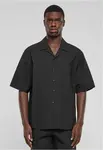 Men's shirt Seersucker - black