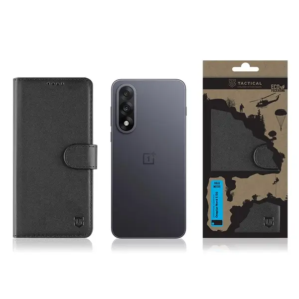 Flipové pouzdro Tactical Field Notes pro Oneplus Nord 5 5G, černá