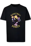 Dětské basketbalové bomber tričko černé