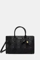 Kožená kabelka MICHAEL Michael Kors černá barva, 30S5GETS2L