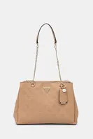 Kabelka Guess CRESIDIA hnědá barva, HWPG93 49090