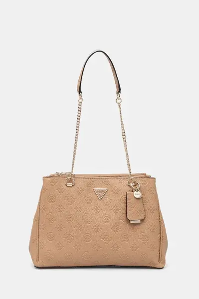 Kabelka Guess CRESIDIA hnědá barva, HWPG93 49090