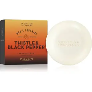 Scottish Fine Soaps Thistle & Black Pepper tuhý šampon pro muže 100 g