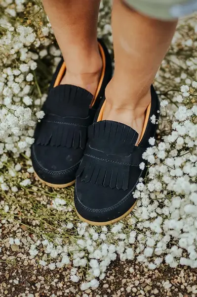 Dětské kožené mokasíny Donsje Yaell Loafers