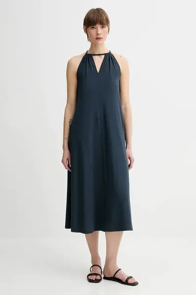 Šaty Marc O'Polo tmavomodrá barva, midi, 504308759067