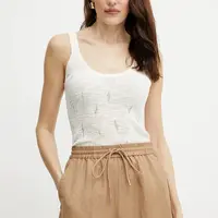 Top Pinko béžová barva, 105143 A2LP