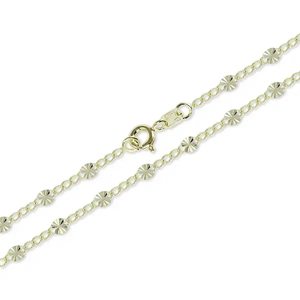 Soliter Dámský zlatý řetízek Kávové zrno 271 115 00166 42 cm