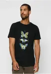 Černé tričko Butterfly Night