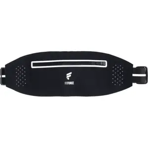 Fitforce MENKAR Běžecká ledvinka, černá, velikost