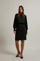 Černá pouzdrová sukně Marisse