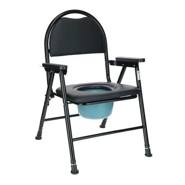 Toaletní židle skládací UNIZDRAV - POŠKOZENÍ NA SEDÁKU V MÍSTĚ ÚCHYTU