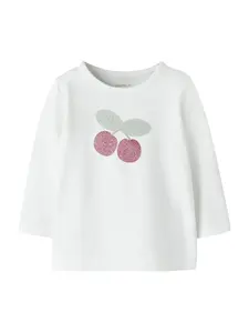 NAME IT Tričko 'NBFFRONTIE'  červená / biela