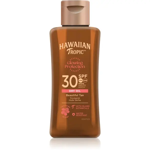 Hawaiian Tropic Glowing Protection Dry Oil suchý olej na opalování SPF 30 75 ml
