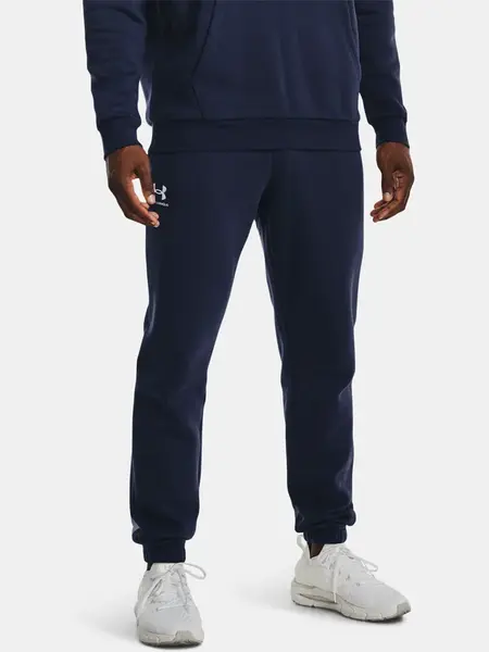 Tmavomodré tepláky Under Armour Essential Fleece Jogger