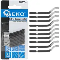 GEKO Náhradní ostří pro odjehlovač, HSS M2 ocel, 10 ks